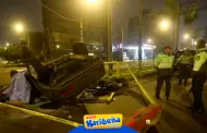 Da del Padre: Lamentable! Hombre fallece en terrible accidente automovilstico en la avenida Javier Prado