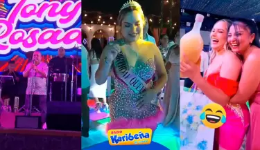 Lesly guila celebra su cumpleaos con Tony Rosado y muchos ms