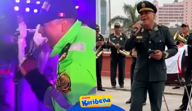 Suboficial es felicitado por la PNP por su talento musical
