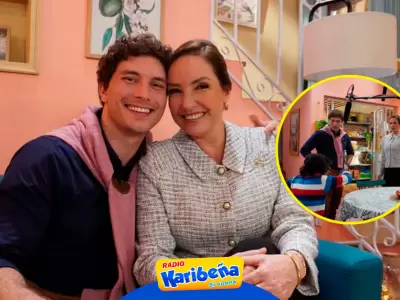 Marisol Aguirre y su hijo Stefano Meier emocionados por actuar juntos en TV.