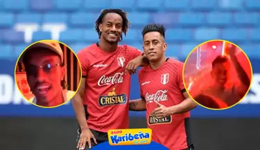 Andr Carrillo y Christian Cueva captados en discoteca tras eliminacin de Per en la Copa Amrica.