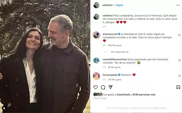 Salvador del Solar anuncia su amor en redes. (Instagram)