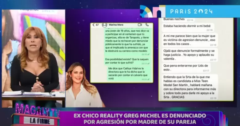 Declaraciones de Marina Mora