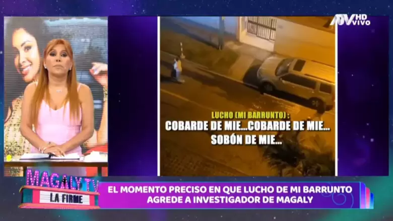 Agresin a los reporteros de Magaly