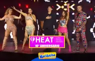 Yahaira, Amy Gutirrez, lvaro Rod, Cielo Torres y Ernesto Pimentel cantaron cumbia en Premios Heat