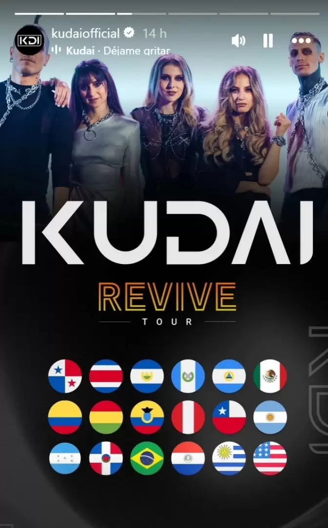 Kudai dar concierto en Per