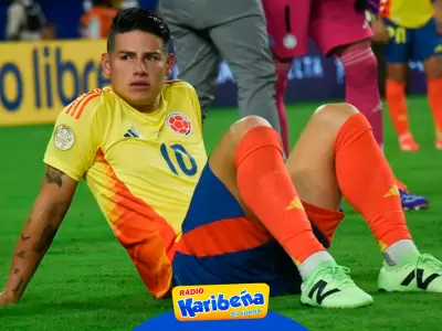 James Rodrguez se lamenta tras perder la Copa Amrica