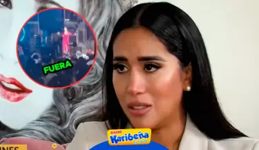 Melissa Paredes fue rechazada en evento de Arequipa