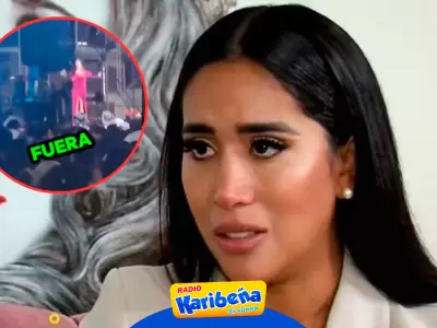 Melissa Paredes fue rechazada en evento de Arequipa