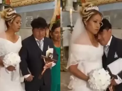 Novio llega completamente borracho a su boda