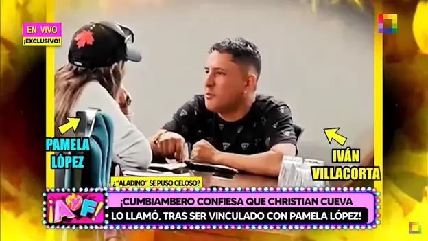 Encuentro de Ivn Villacorta y Pamela Lpez. (Amor y Fuego)