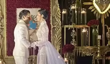 Boda de Christian Nodal y ngela Aguilar