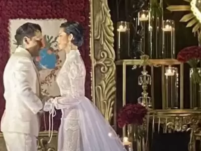 Boda de Christian Nodal y ngela Aguilar