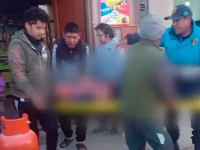 Madre le prende fuego a su hijo