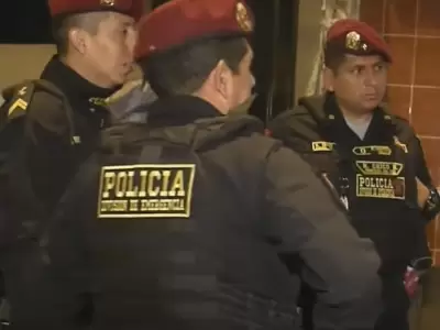 Enfrentamiento entre la PNP y delincuentes deja un efectivo herido