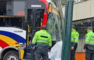 Accidente en Magdalena! Bus de transporte pblico se despista en la av. Brasil: Hay 31 heridos y un muerto