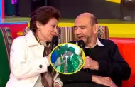 Emotivo! dgar Vivar e Irma Maury se dan tierno beso en el circo: "Le tengo mucho cario"