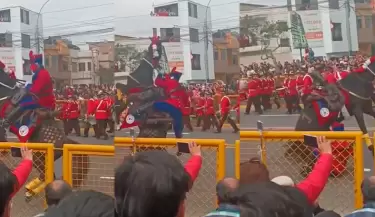 Desfile Militar accidente