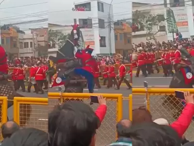 Desfile Militar accidente