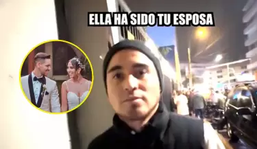 La reaccin de Rodrigo Cuba tras la boda de Melissa Paredes.