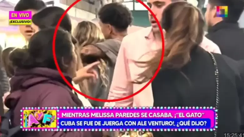 Ale Venturo se abraza con conocido futbolista