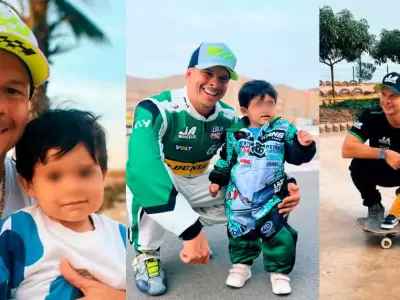 Mario Hart saluda a su hijo por sus dos aos y conmueve en redes