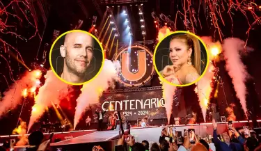 Universitario celebr su centenario con Marisol y Gian Marco