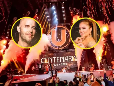 Universitario celebr su centenario con Marisol y Gian Marco