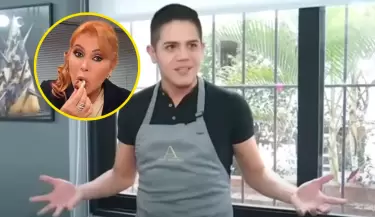 Pastelero sorprende a Magaly Medina