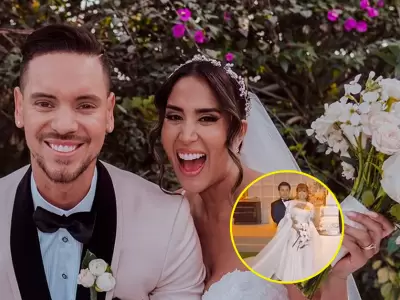 Melissa Paredes se defiende y ataca el vestido de novia de Magaly Medina.