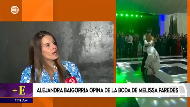 Alejandra Baigorria opina sobre la boda de Melissa Paredes. (Ms Espectculos)