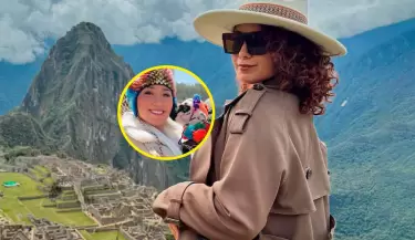 Ana Luca Urbina de vacaciones en Machu Picchu con su familia