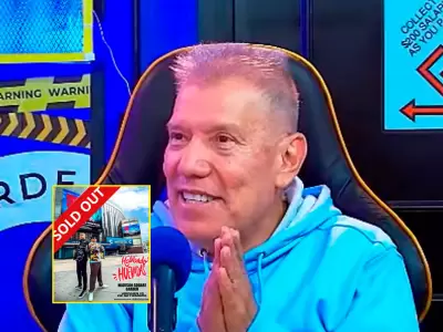 Ral Romero se sorprende por el sold out de 'Hablando Huevadas' en Nueva York.