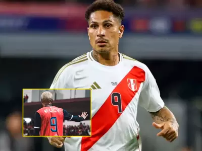 Paolo Guerrero y Csar Vallejo se separan oficialmente.