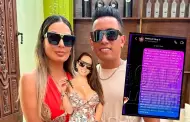 Pamela Lpez revela chats donde le reclama a Melissa Klug por involucrarse con Christian Cueva