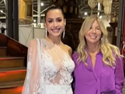 Milett Figueroa luce vestido de novia en Argentina