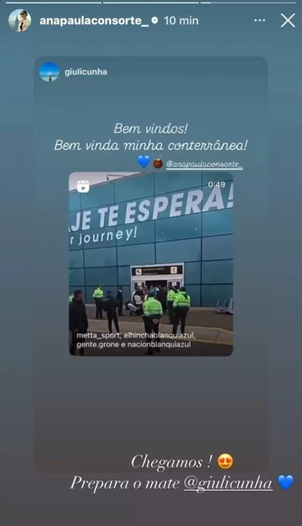 Historia de Ana Paula Consorte tras llegar a Lima. (Instagram)