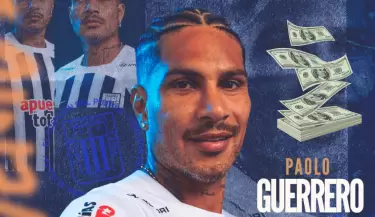 El suelo de Paolo Guerrero en Alianza Lima