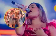 Lesly guila se quiebra en pleno concierto de Corazn Serrano al cantar "Te extraar" A quin record?