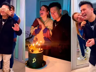 Cassandra sorprende a Deyvis Orosco como adelanto de su cumpleaos