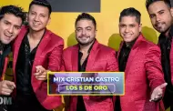 Ms cumbia dorada! Los 5 de Oro lanzan su nueva produccin musical "Mix Cristian Castro"