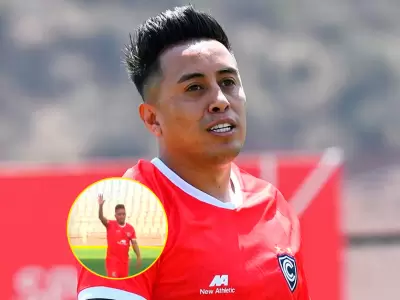 Christian Cueva marca sus primeros dos goles con Cienciano.