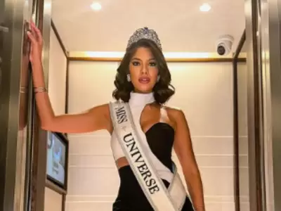 Miss Universo Sheynnis Palacios llega a Per