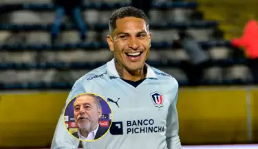 Presidente de LDU aclara por qu no renovaron a Paolo Guerrero.