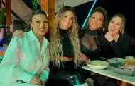 Se juntaron! Yahaira, Paula Arias y Angie Chvez festejaron junto a Brunella Torpoco por su cumpleaos