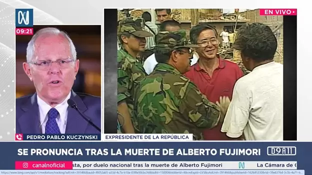 PPK se pronuncia tras la muerte de Alberto Fujimori. (Canal N)