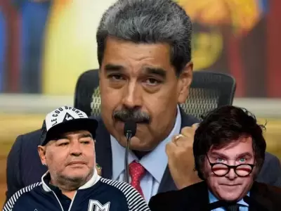 Maduro invoca a Maradona para que asuste a Milei