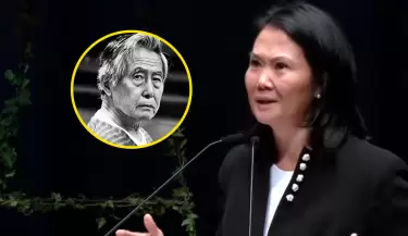 Keiko Fujimori se despide de Alberto Fujimori