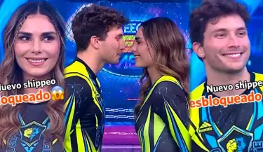 Vania Torres y Stefano Meier en coqueteos