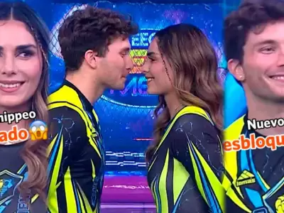 Vania Torres y Stefano Meier en coqueteos